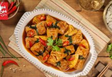 Chả lụa chay kho thơm