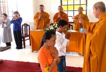 Chùa Phật Tâm – Tổ chức lễ Hằng Thuận cho Phật tử