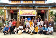 Chùa Đại Phước – điểm cuối của hành trình gieo gửi tình thương đến bà con vùng lũ