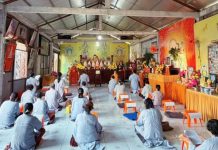 Khóa tu “Một Ngày An Lạc” lần thứ 6 diễn ra trang nghiêm tại chùa Quan Âm